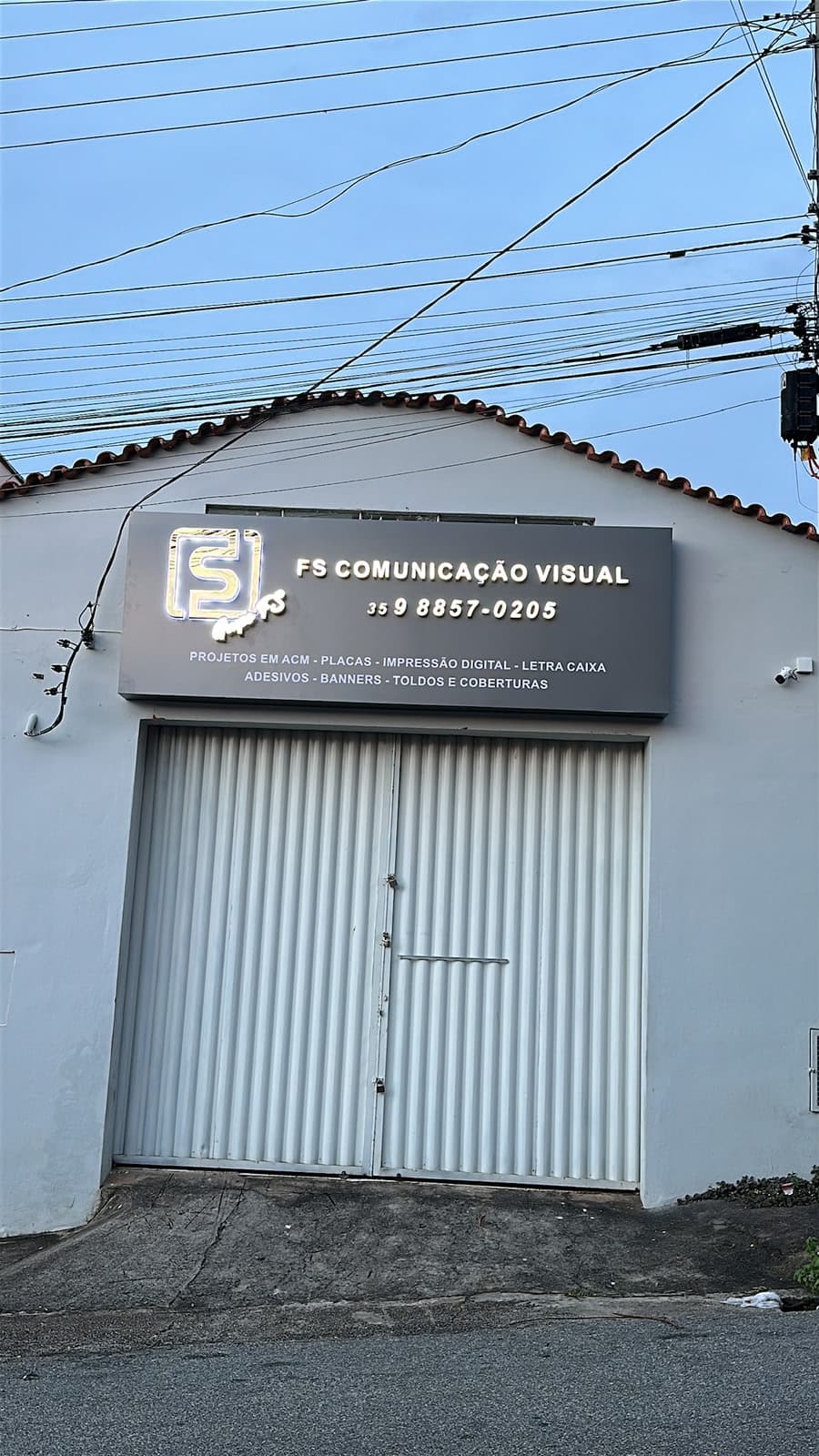 Fachada FS Comunicação Visual